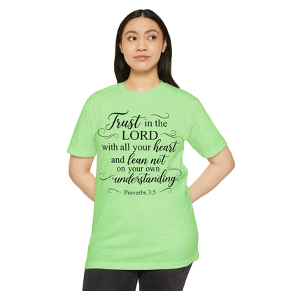 Proverbs 3:5 Faith T-Shirt — "Trust in the Lord" Inspirational Christian Tee