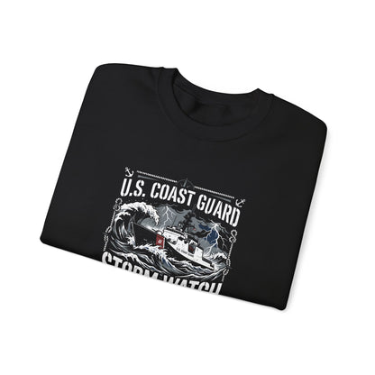 U.S. Coast Guard Storm Watch Semper Paratus  Sweatshirt