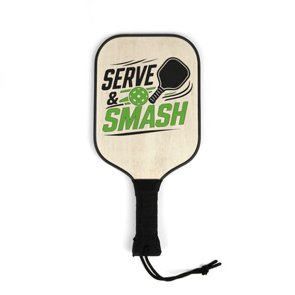 Serve & Smash Pickleball Paddle Set — 2 Paddles + Balls, Retro Green Design
