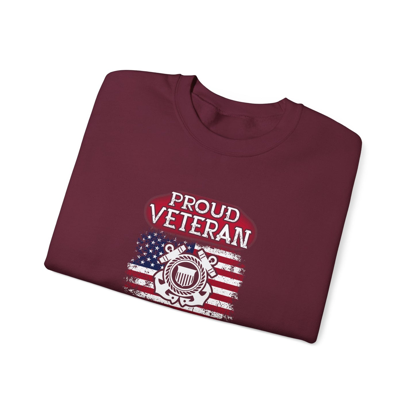 Proud Veteran of United States Coast Guard Sweatshirt