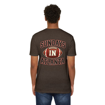 Sundays in Atlanta Football T-Shirt