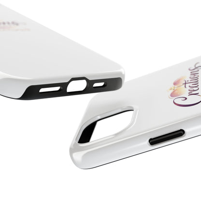 Tough Phone Case - "Creations by Donece" Logo Protective Cover
