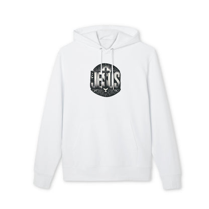 Christian Jesus Graphic Hoodie — Faith Cross & Dove Design