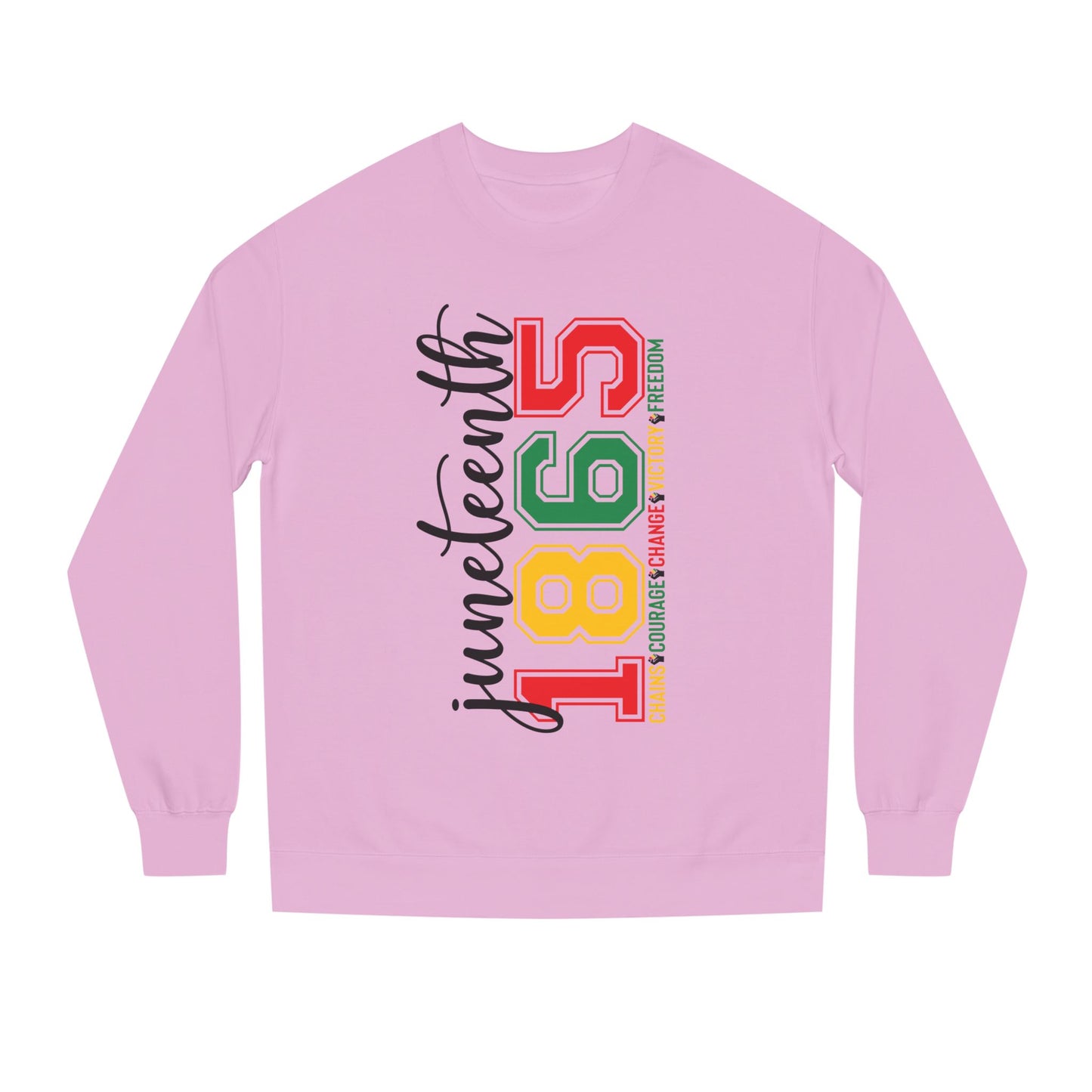 Juneteenth 1865 Crewneck Sweatshirt – Black History Celebration Pullover