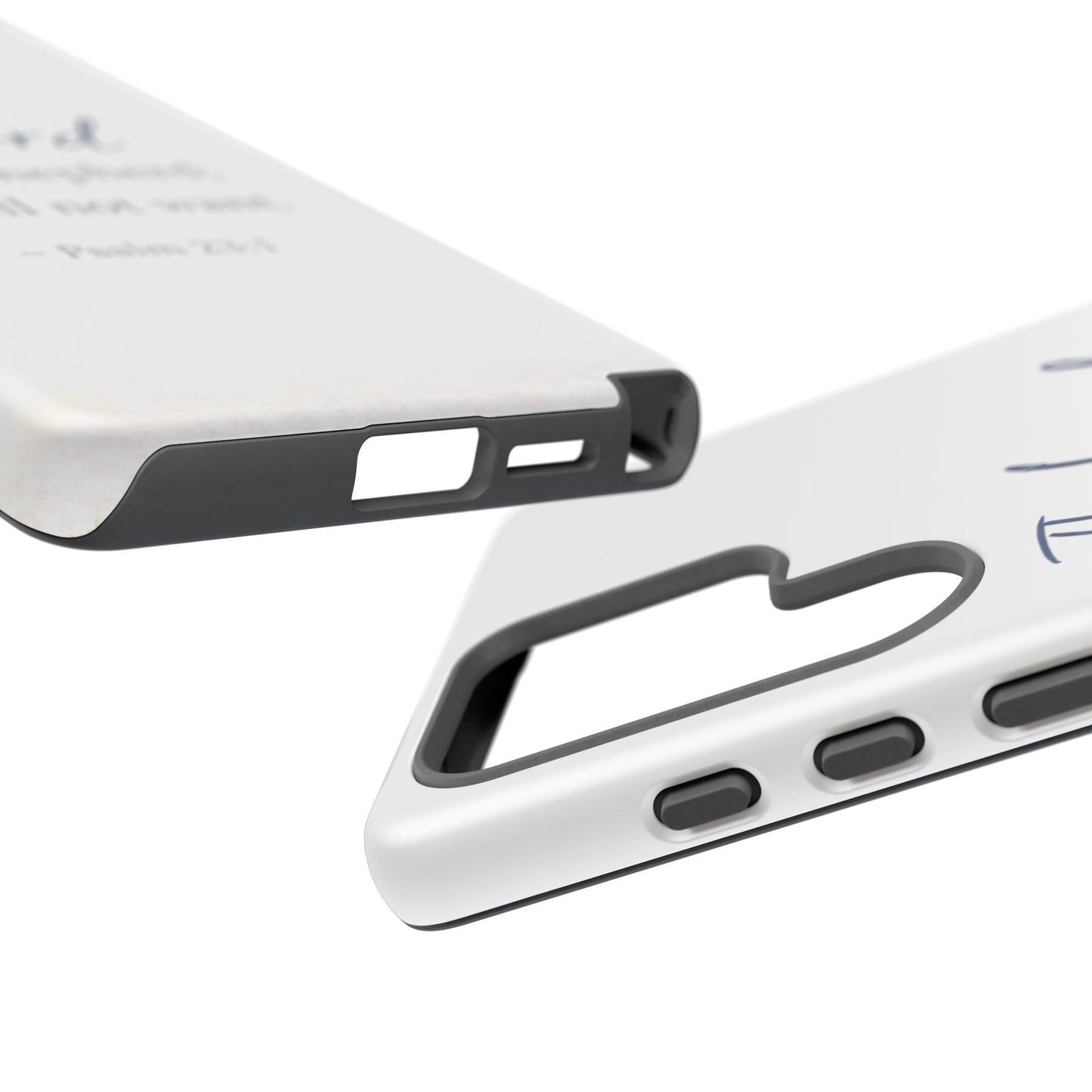 Psalm 23:1 Phone Case — "The Lord is my shepherd; I shall not want" Christian Protective Cover
