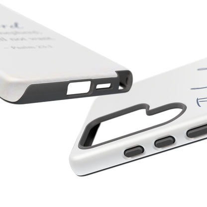 Psalm 23:1 Phone Case — "The Lord is my shepherd; I shall not want" Christian Protective Cover