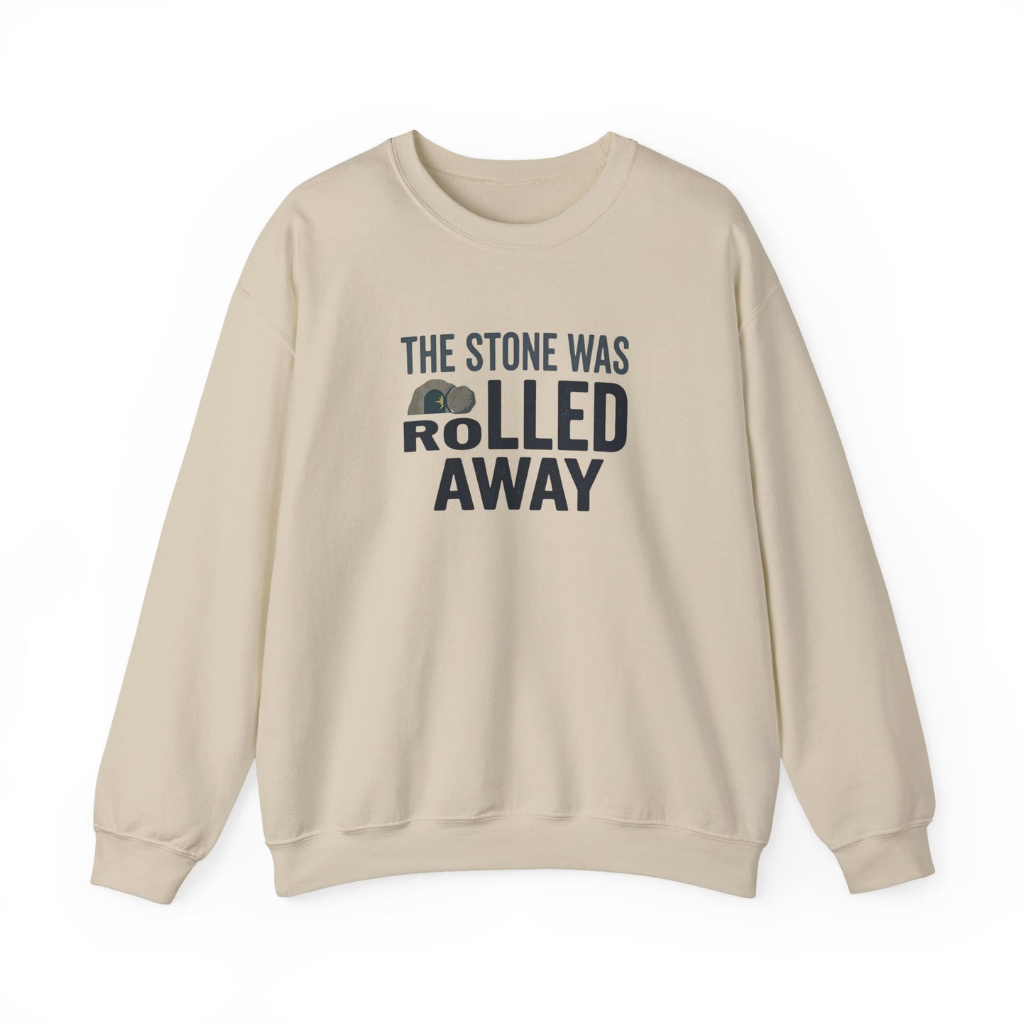 "The Stone Was Rolled Away" Crewneck Sweatshirt