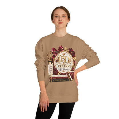 Creations by Damaris Graphic Sweatshirt — Cozy Artist Logo Crewneck