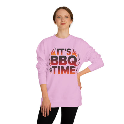 BBQ Time Sweatshirt — Grilling Graphic Crewneck for Grill Masters & Summer Cookouts