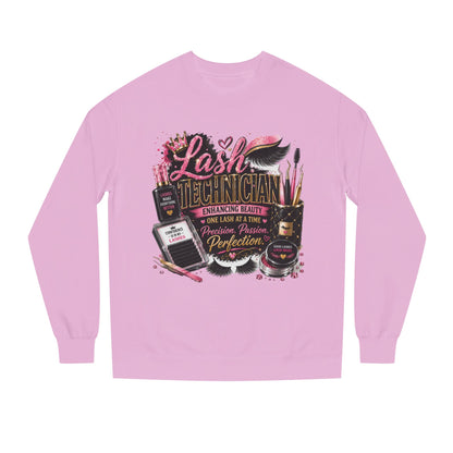 Lash Technician Crewneck Sweatshirt — Professional Eyelash Artist Apparel