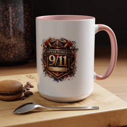 Never Forget 9/11 Memorial Coffee Mug