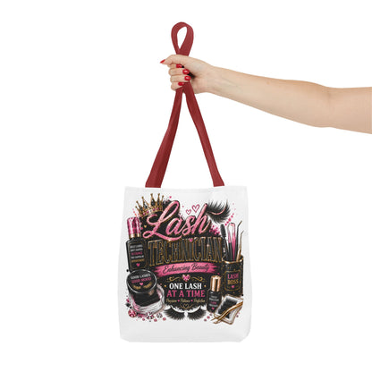 Lash Technician Tote Bag – 'One Lash at a Time' Beauty Cosmetics Canvas Tote