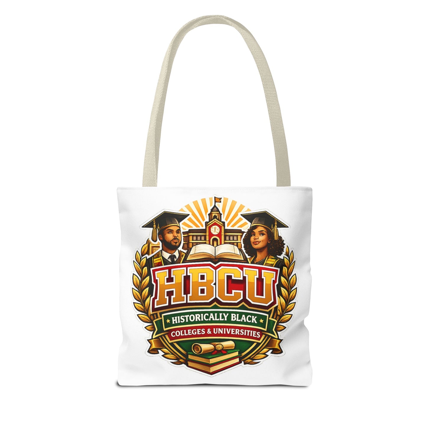 HBCU Crest Tote Bag — Historically Black Colleges & Universities Graduation Tote