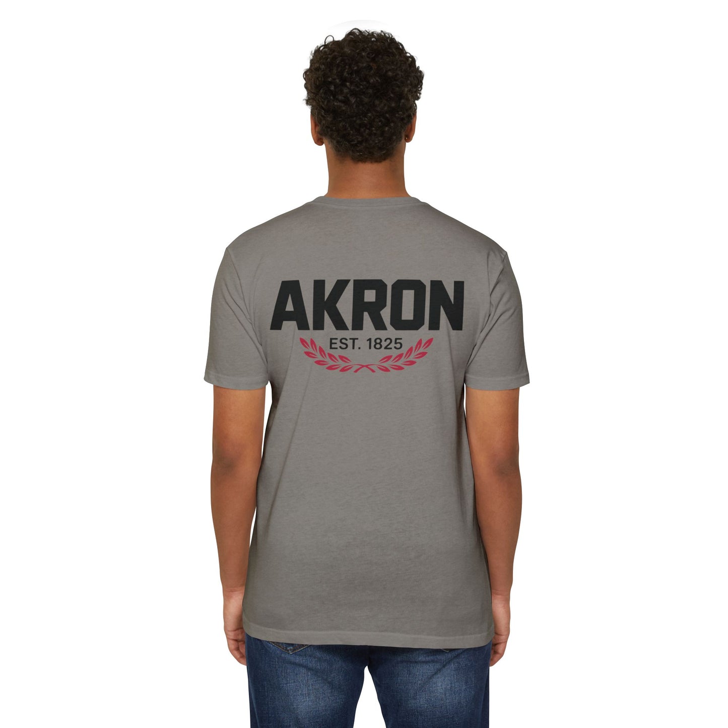 Akron EST. 1825 Retro City T-Shirt — Vintage Collegiate Tee