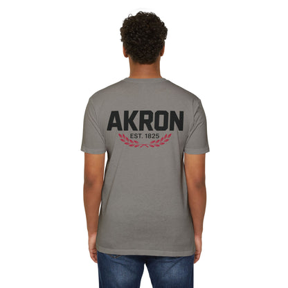 Akron EST. 1825 Retro City T-Shirt — Vintage Collegiate Tee