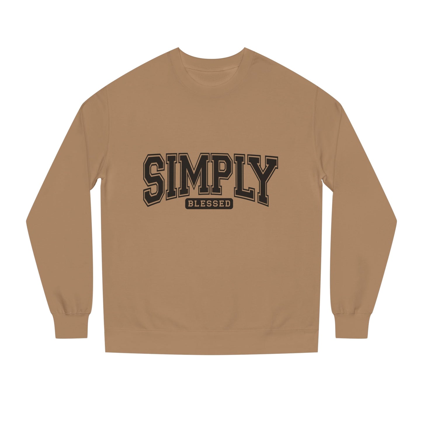 Simply Blessed Sweatshirt — Casual Crewneck Pullover with 'Simply Blessed' Graphic