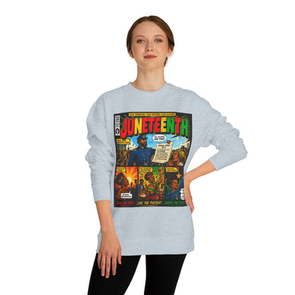 Juneteenth Comic Sweatshirt — Juneteenth Celebration Graphic Crewneck