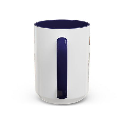 Dallas Skyline Accent Coffee Mug — Texas Souvenir Mug with Guitar & Cityscape