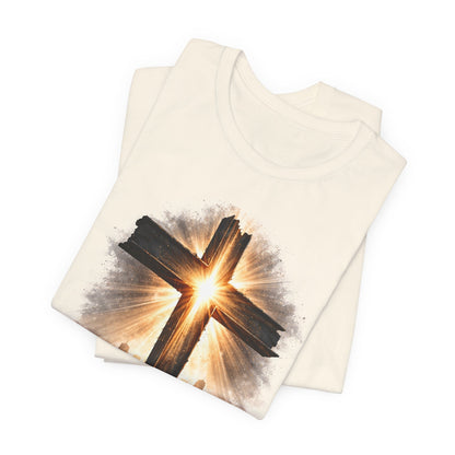 9/11 Never Forget T‑Shirt - Cross Memorial Tee