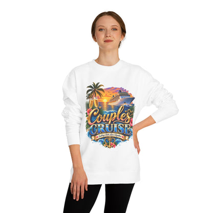 Couples Cruise Sweatshirt — Tropical Sunset Cruise Graphic Crewneck