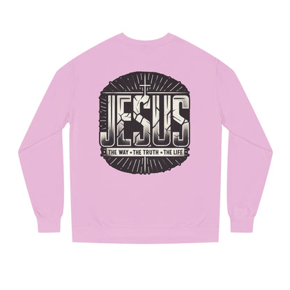 Jesus Faith Crewneck Sweatshirt – "Jesus: The Way • The Truth • The Life" Christian Pullover