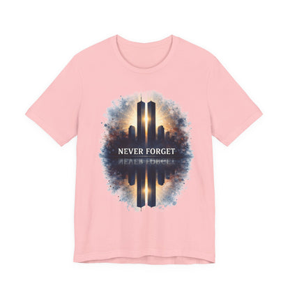 9/11 Never Forget Tee — World Trade Center Memorial Shirt