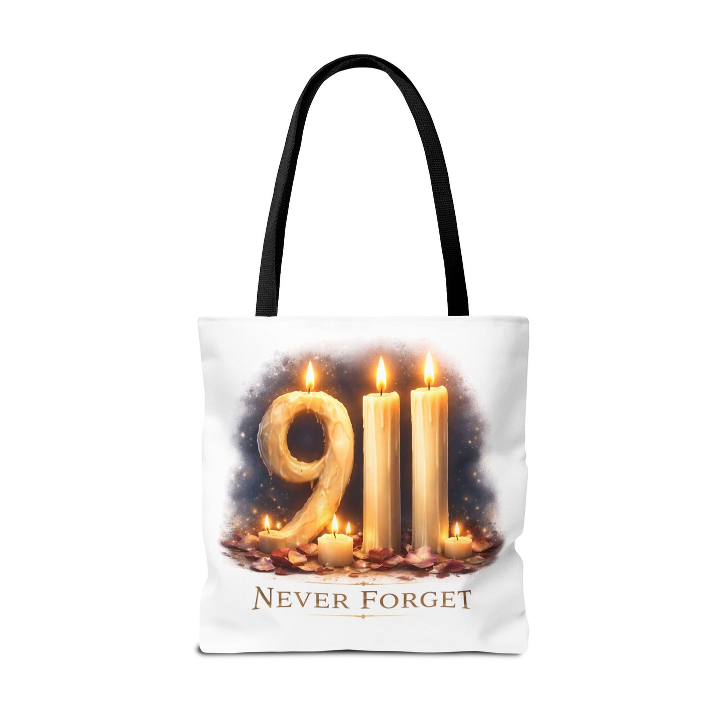 9/11 Never Forget Memorial Tote Bag