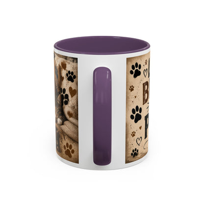 Dog & Cat Coffee Mug - "Less People, More Dogs & Cats" Accent Ceramic Mug