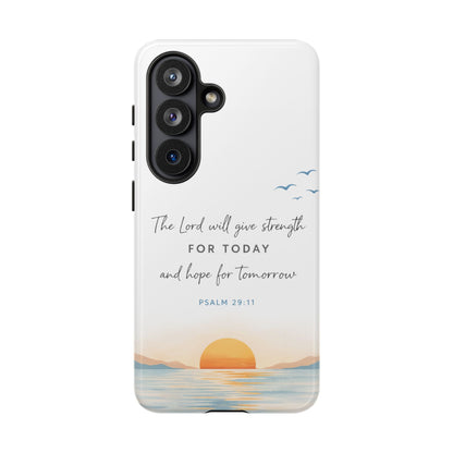 Sunrise Scripture Phone Case, Bible Verse Phone Case | Christian iPhone & Samsung Case, Faith-Based Inspirational Scripture Phone Cover