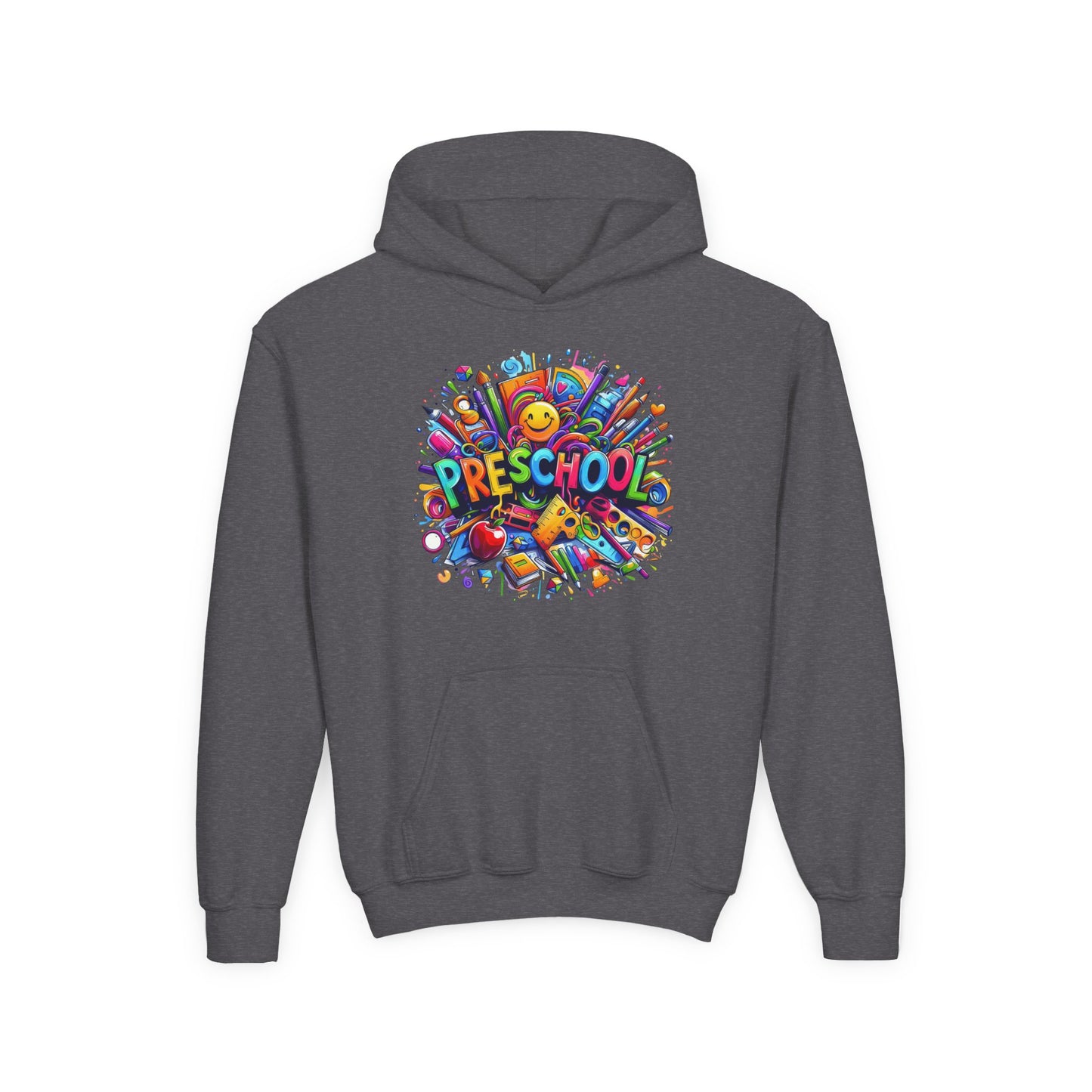 Preschool Kids Hoodie — Colorful Back-to-School Preschool Design