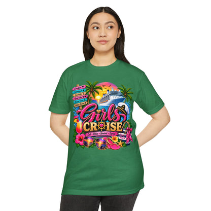 Girls Cruise T‑Shirt — Tropical Bachelorette & Vacation Tee