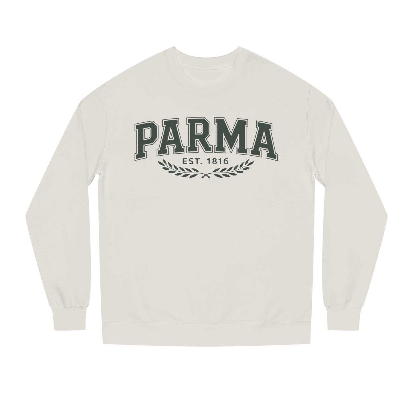 Parma Vintage Crewneck Sweatshirt — 'PARMA EST. 1816' Collegiate Pullover
