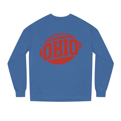 Ohio Football Crewneck Sweatshirt — Vintage Collegiate Game Day Pullover