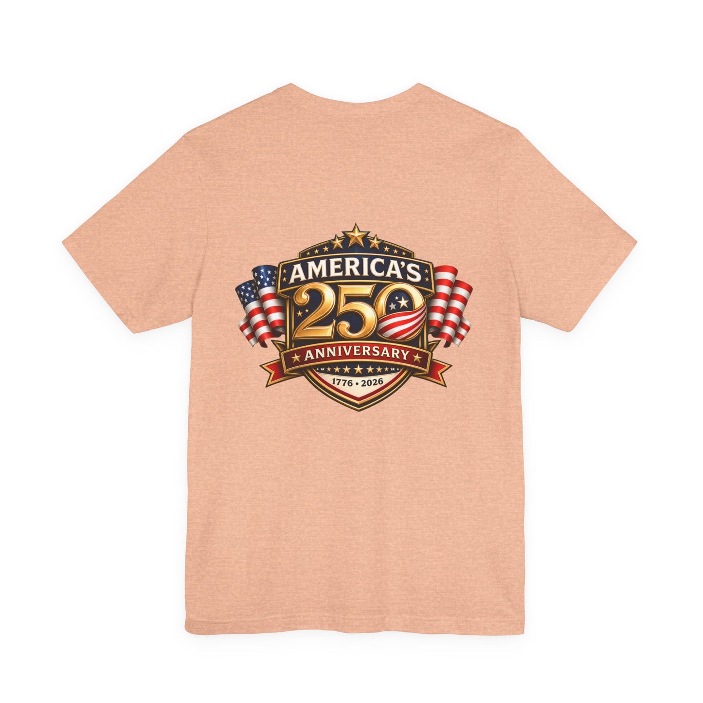 America's 250th Anniversary T-Shirt – 1776–2026 Patriotic USA Flag Tee