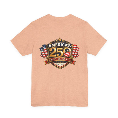 America's 250th Anniversary T-Shirt – 1776–2026 Patriotic USA Flag Tee