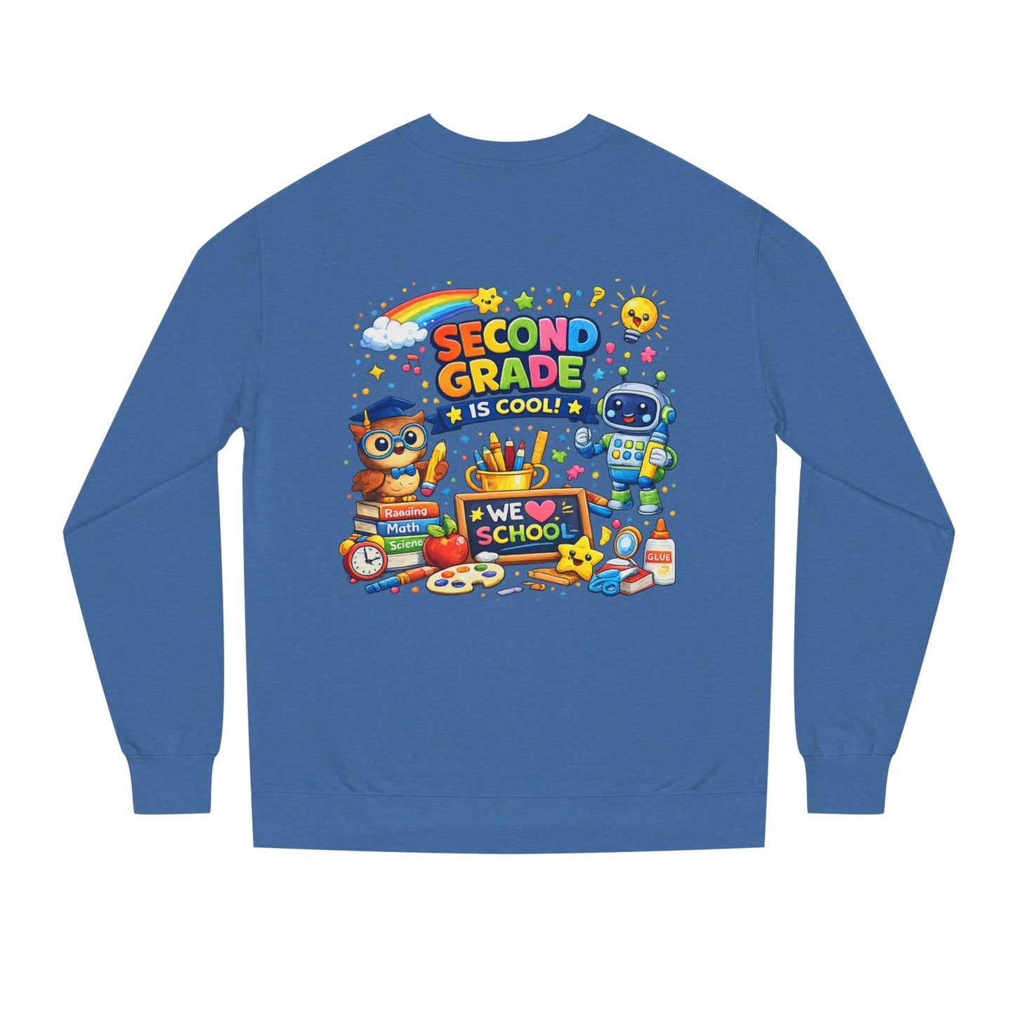Second Grade Is Cool Sweatshirt – Cute School Kids Crewneck