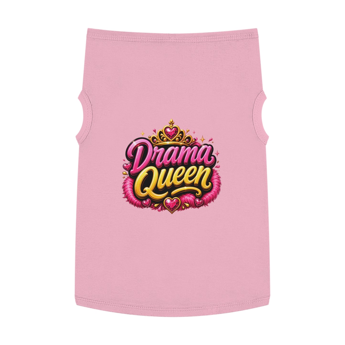 Drama Queen Pet Tank Top — Cute Royalty Dog Shirt