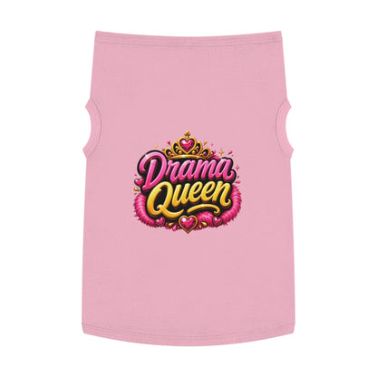 Drama Queen Pet Tank Top — Cute Royalty Dog Shirt
