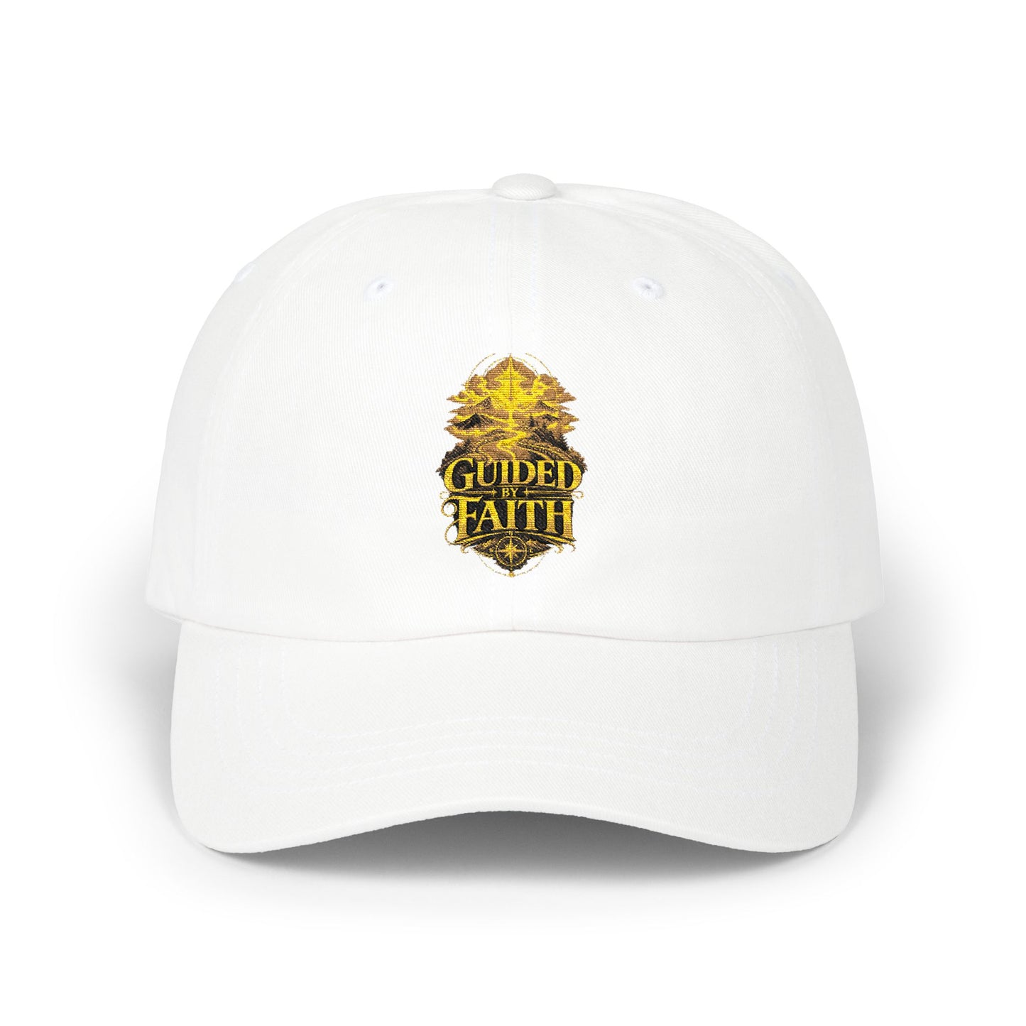 Dad Cap - "Guided Faith" Embroidered Baseball Hat