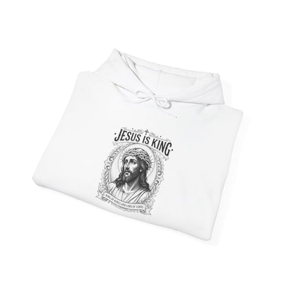 Jesus Is King Hoodie — Vintage Religious Graphic Christian Sweatshirt