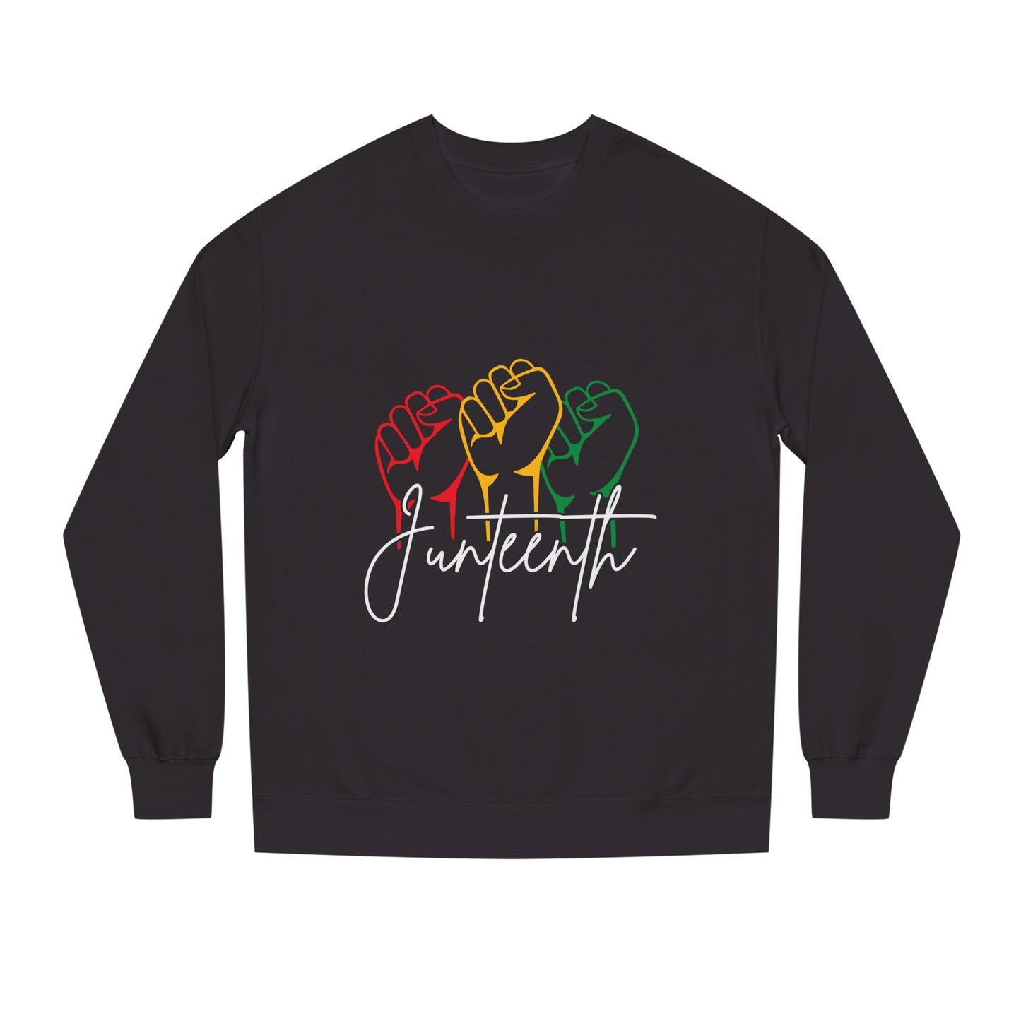 Juneteenth Fist Sweatshirt - Juneteenth Celebration Pullover