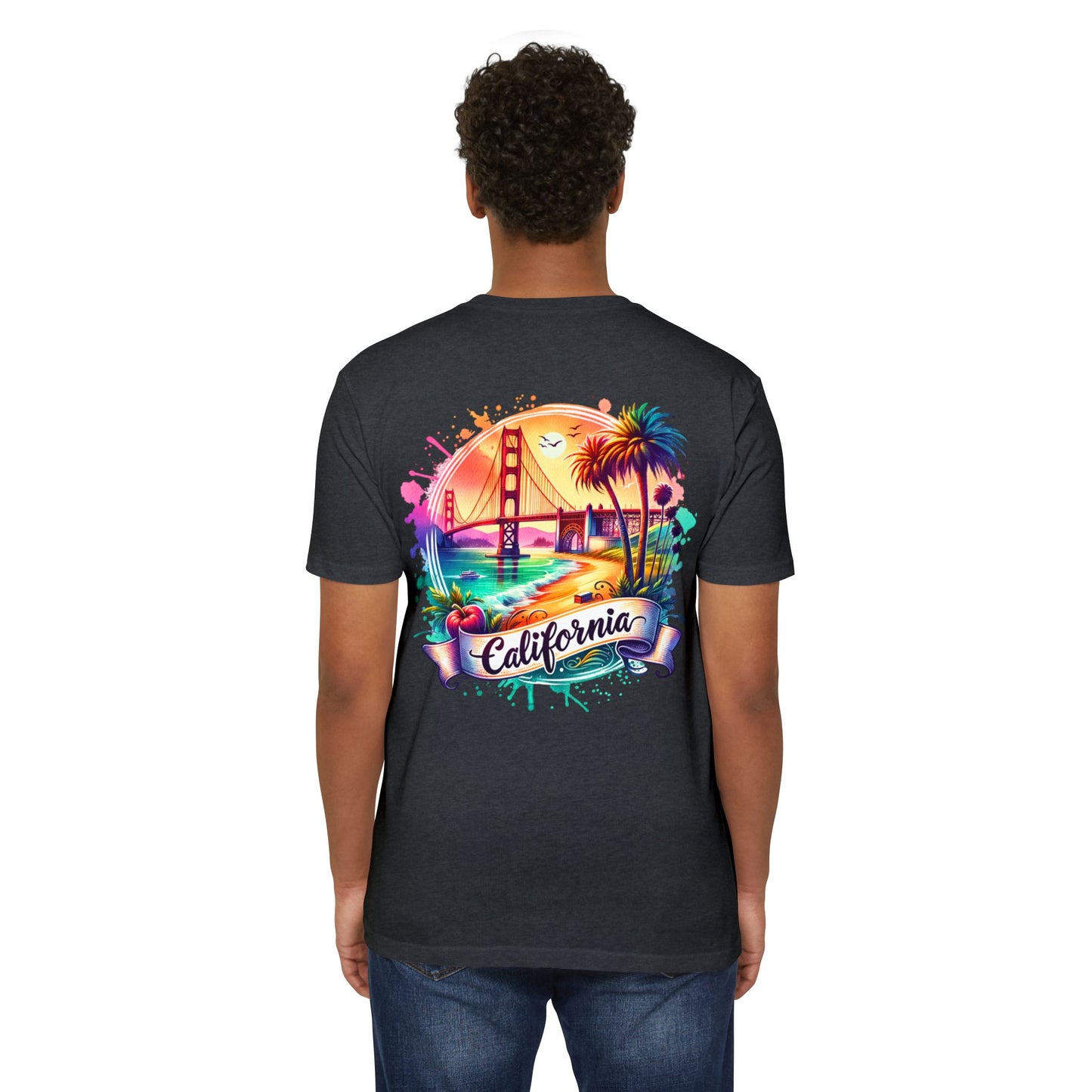 California Sunset T-Shirt — Golden Gate Palm Beach Graphic Tee