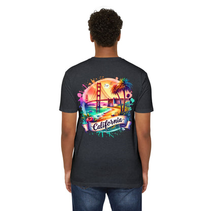 California Sunset T-Shirt — Golden Gate Palm Beach Graphic Tee