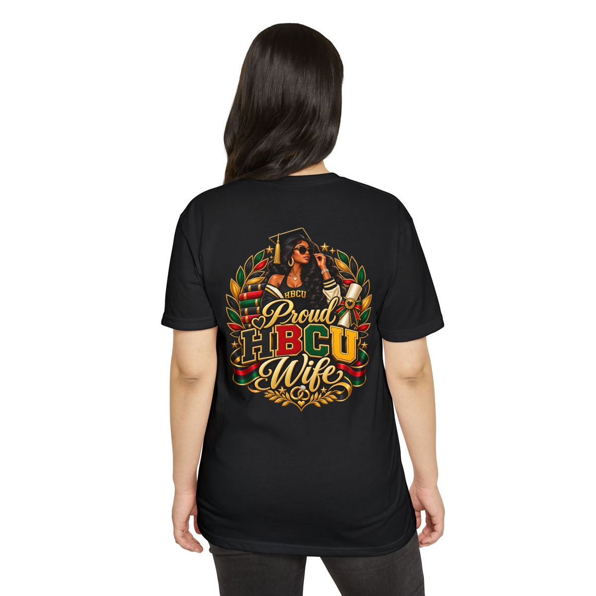 Proud HBCU Wife T-Shirt — Graduation Tribute Tee for HBCU Spouses
