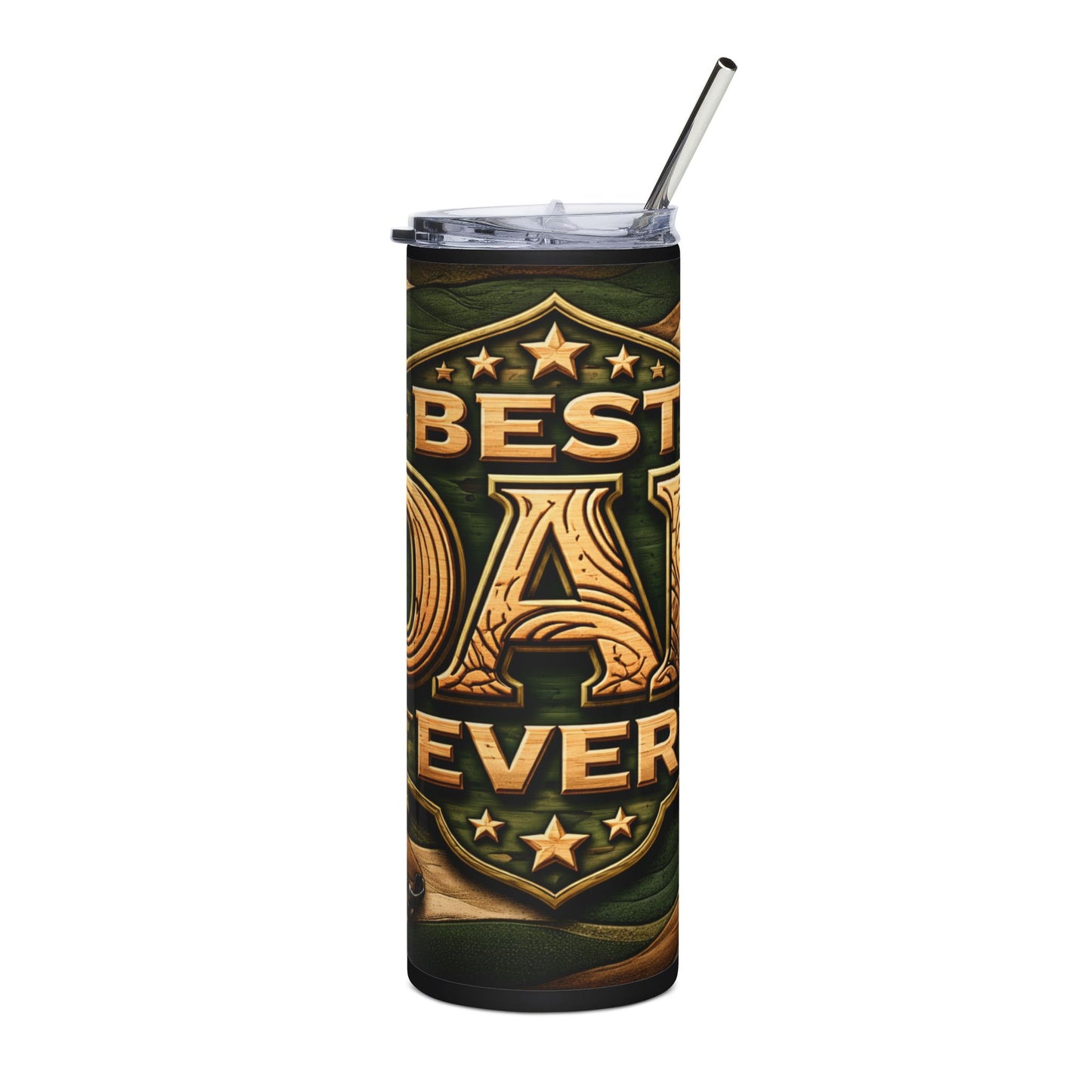 Best Dad Ever Stainless Steel Tumbler — 20oz Insulated Travel Cup