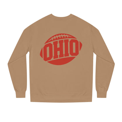 Ohio Football Crewneck Sweatshirt — Vintage Collegiate Game Day Pullover