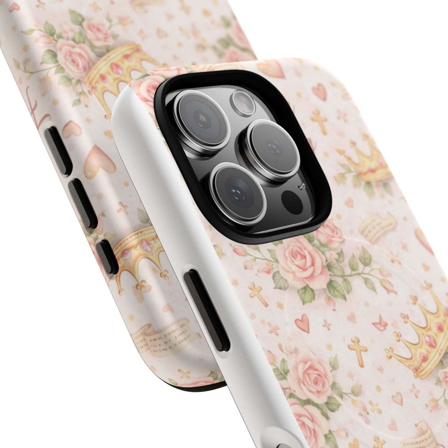 Daughter of the King Floral Phone Case — Tough Magnetic Protective Cover