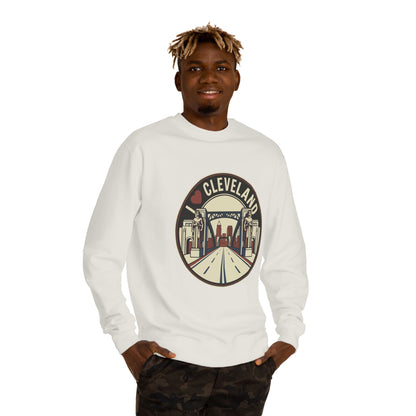 Cleveland Skyline Sweatshirt — I  Cleveland Retro City Crewneck
