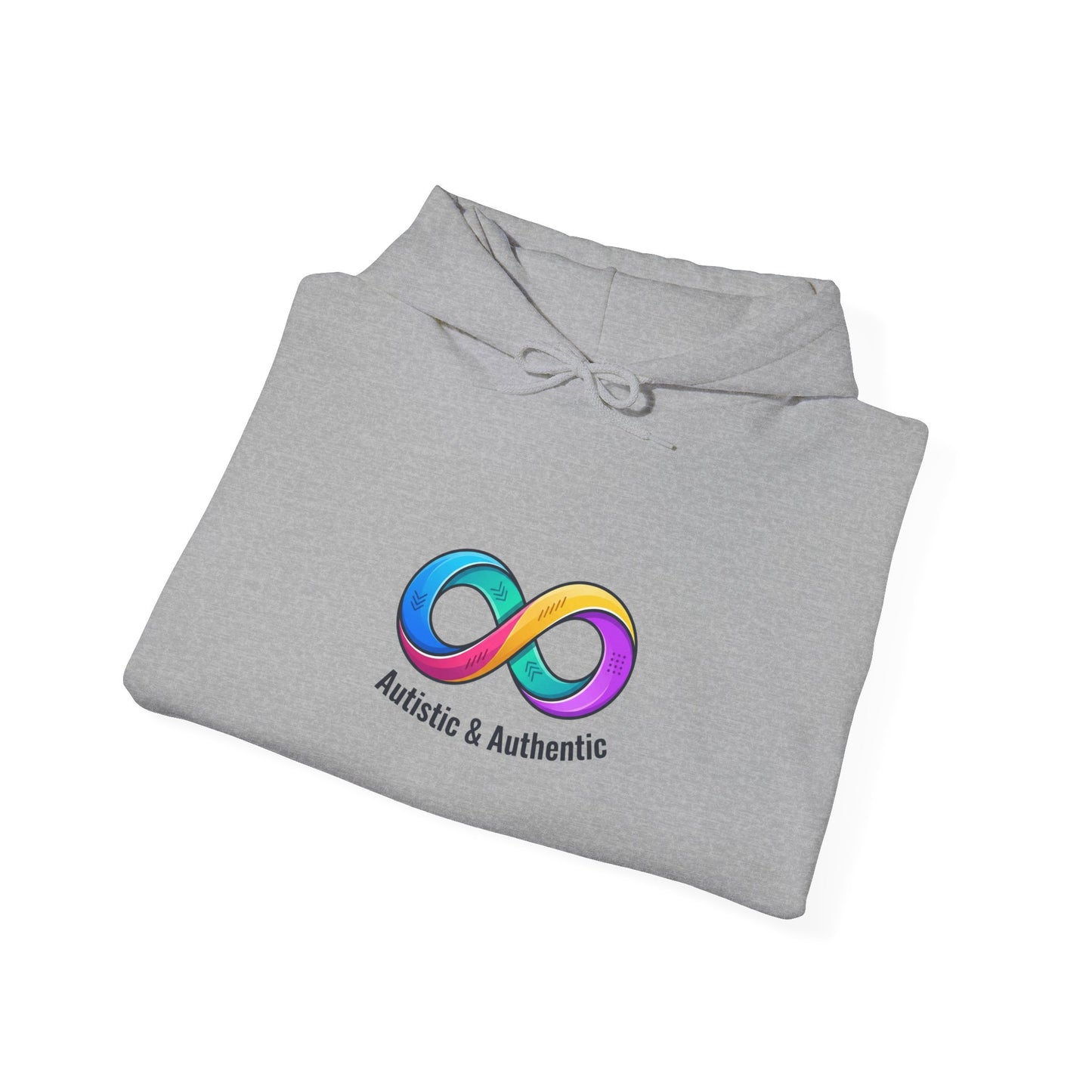 Autistic & Authentic Hoodie | neurodiversity, autistic pride
