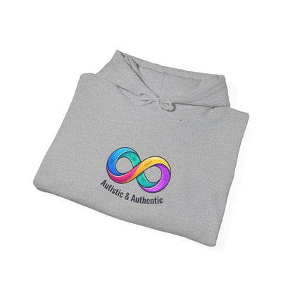 Autistic & Authentic Hoodie | neurodiversity, autistic pride